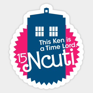 This Ken is a Time Lord Sticker